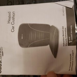 Electric heated car seat cushion